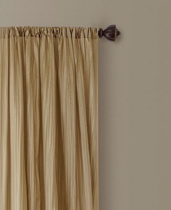 Elrene - Athena Rod Pocket Pair of Curtain Panels with Scarf Valance, Set of 3