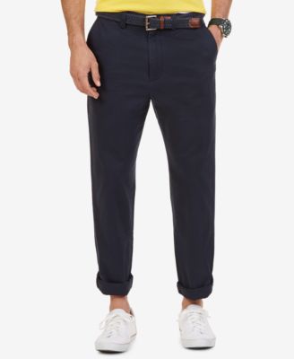 Nautica - Big and Tall Pants, Anchor Flat Front Twill Pants