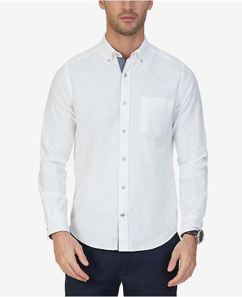 Nautica Men S Big Tall Oxford Shirt Reviews Casual Button Down Shirts Men Macy S