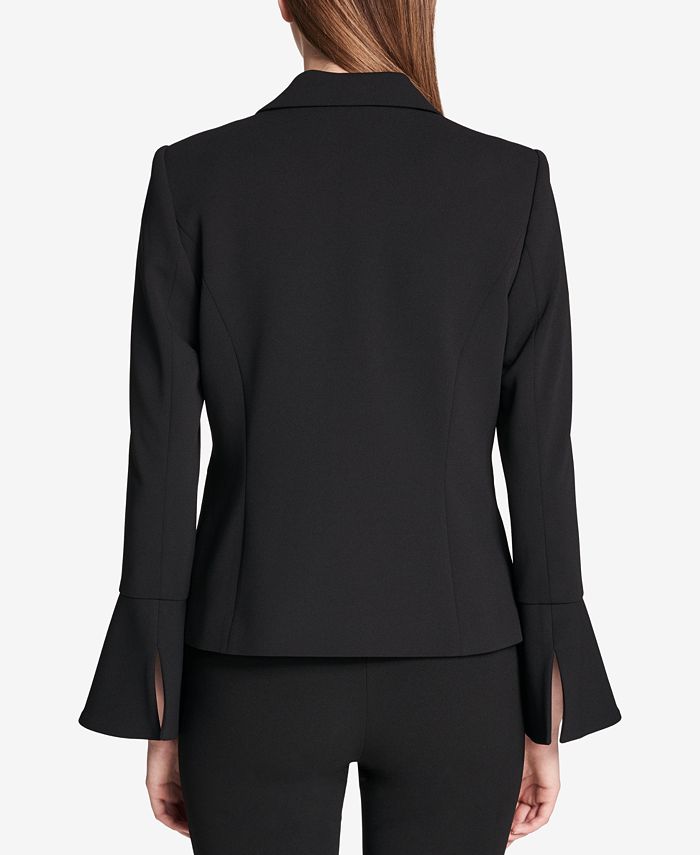 Calvin Klein Bell-Sleeve Jacket & Reviews - Jackets & Blazers - Women ...