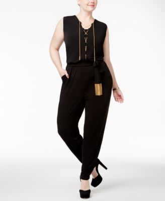 michael kors plus size jumpsuit