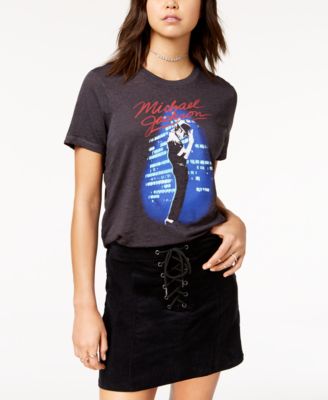Mighty Fine - Juniors' Michael Jackson Graphic-Print T-Shirt