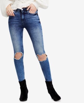 Free people best sale turquoise jeans