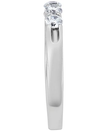 Macy's - Diamond Five-Stone Ring (1/2 ct. t.w.) in 14k White or Yellow Gold