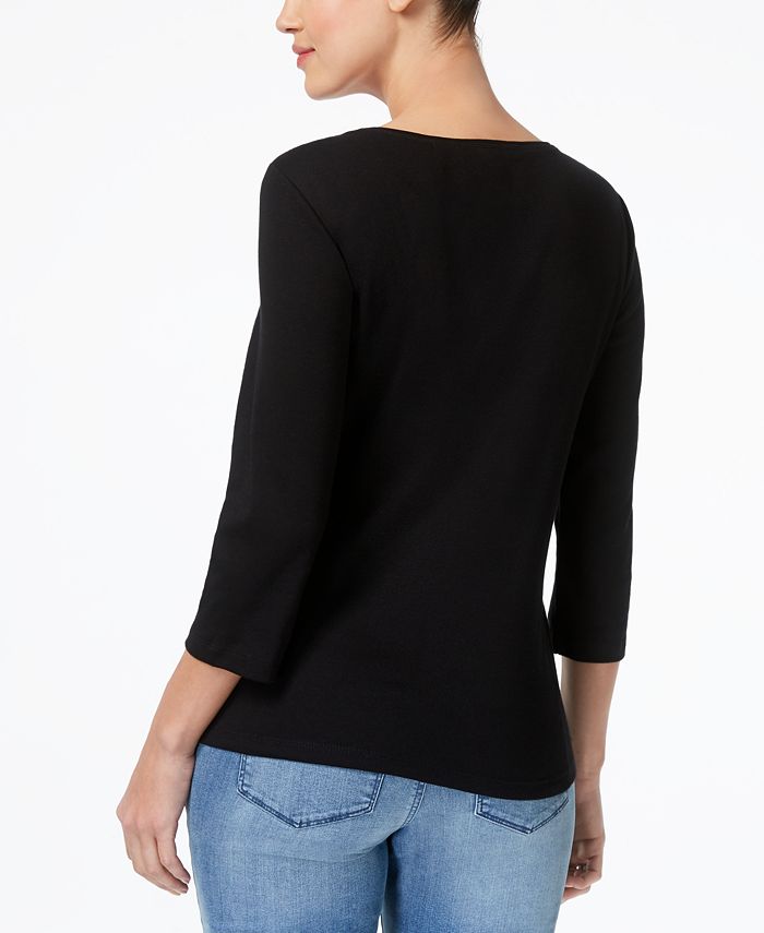 macy's karen scott petites tops