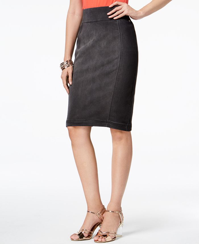 Thalia Sodi Denim Pencil Skirt, Created for Macy's - Macy's