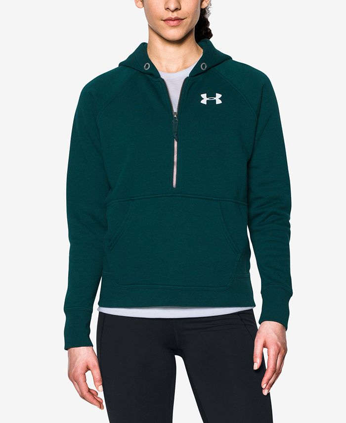 Under armour sale half zip hoodie