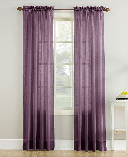 Lichtenberg No 918 Crushed Voile 51 X 63 Sheer Curtain Panel