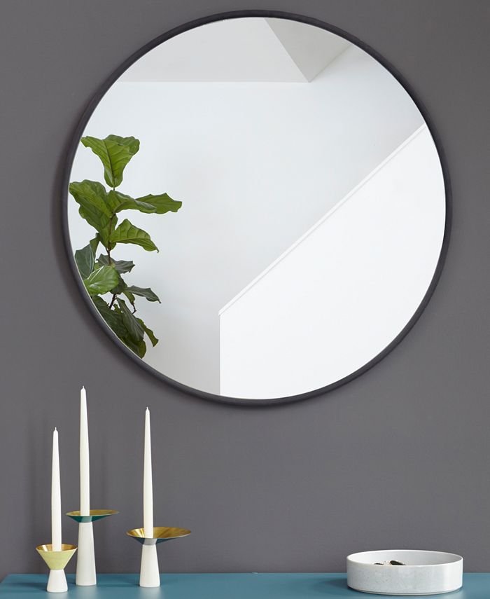 Umbra Hub Round Wall Mirror, 24" x 24" Macy's