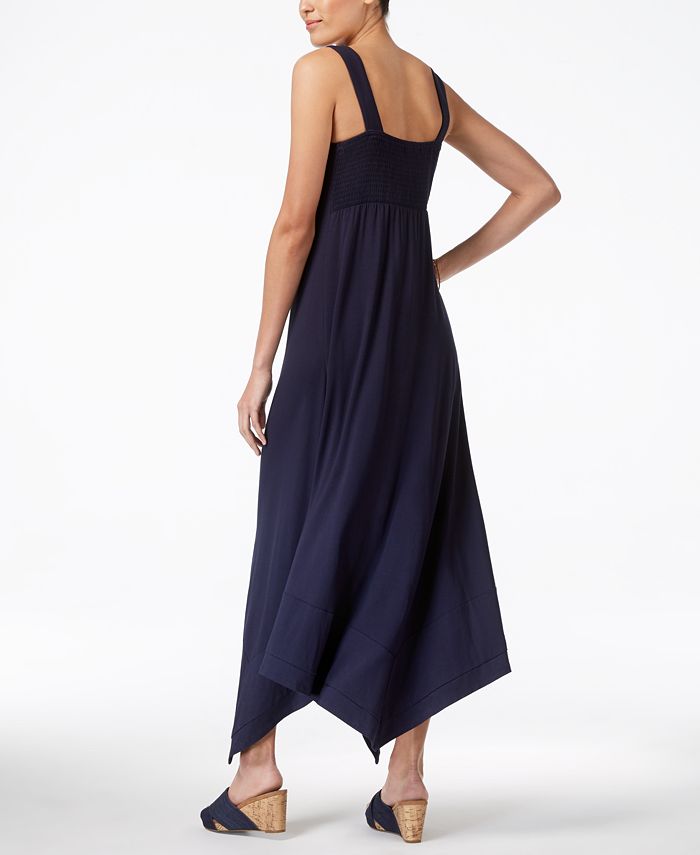 Style & Co Draped Midi Dress, Created for Macy's - Macy's