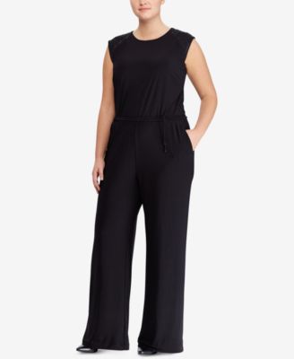 plus size stretchy jumpsuit