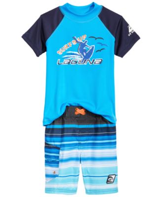 boys rash guard set