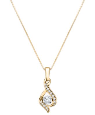 Macy's Diamond Teardrop 18