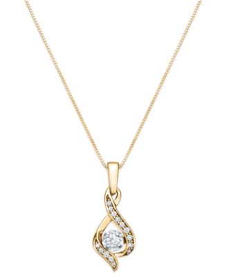 Macy's Diamond Teardrop 18