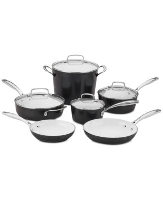 Cuisinart - Elements Pro 10-Pc. Induction Non-Stick Cookware Set