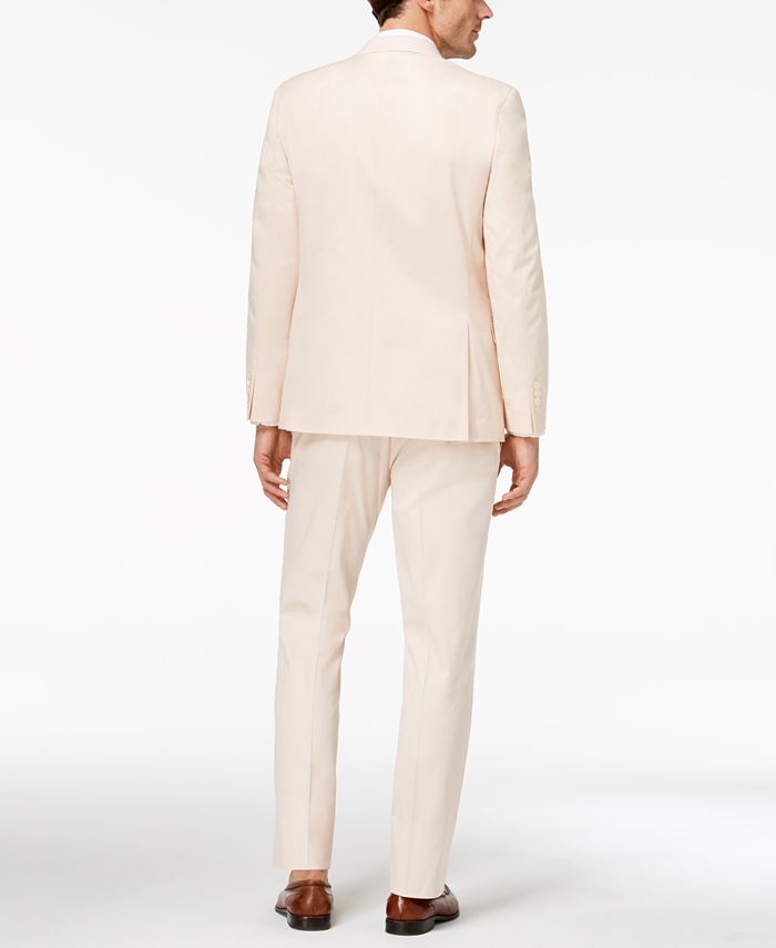 Lauren Ralph Lauren Men's Slim-Fit Ultraflex Pink Solid Suit - Macy's