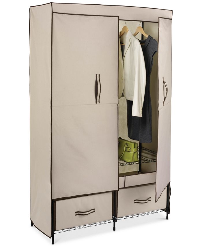 Honey Can Do Portable Wardrobe Storage Closet, 43" Wide Macy's