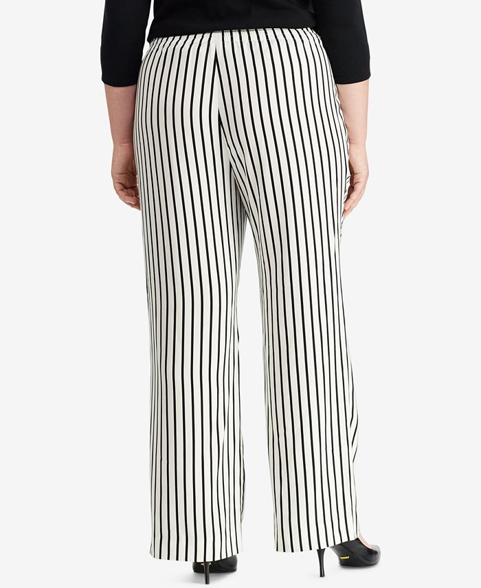 Lauren Ralph Lauren Plus Size WideLeg Twill Pants Macy's