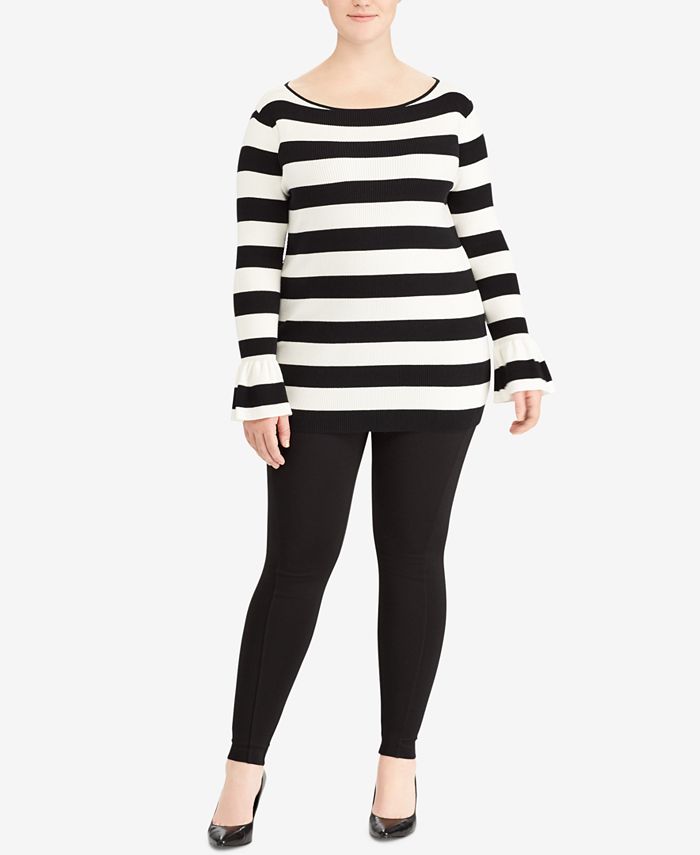Lauren Ralph Lauren Plus Size Striped Sweater Macy's