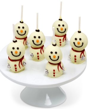 Chocolate Covered Company Chocolate-Dipped Snowman Cake Pops
