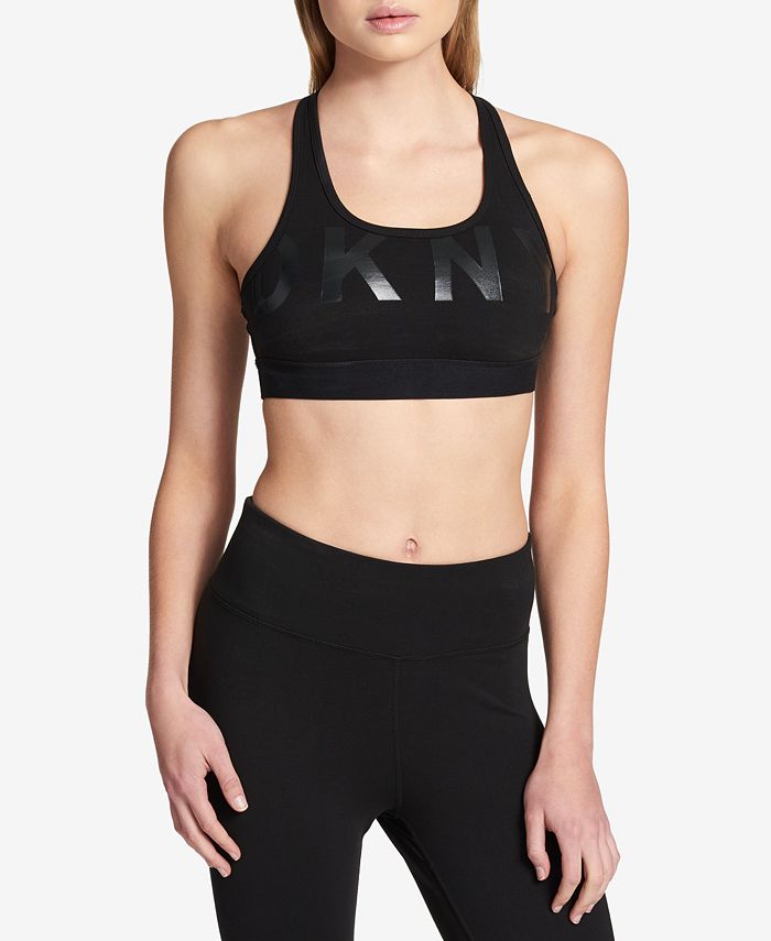 DKNY Sport Logo Graphic Sports Bra Macy's