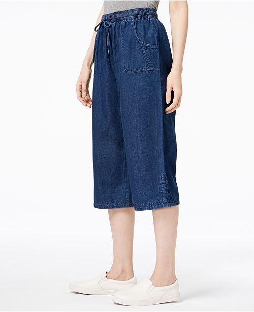 macy's karen scott petite capri pants