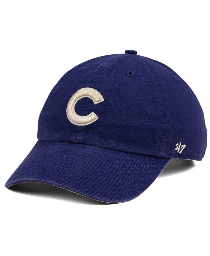 '47 Brand Chicago Cubs Timber Blue CLEAN UP Cap - Macy's