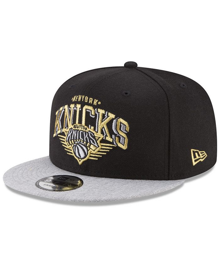 New Era New York Knicks Gold Mark 9FIFTY Snapback Cap - Macy's