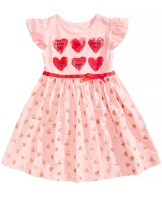 Epic Threads Candy Hearts Dress, Little Girls, Created for Macy's - Macy's
