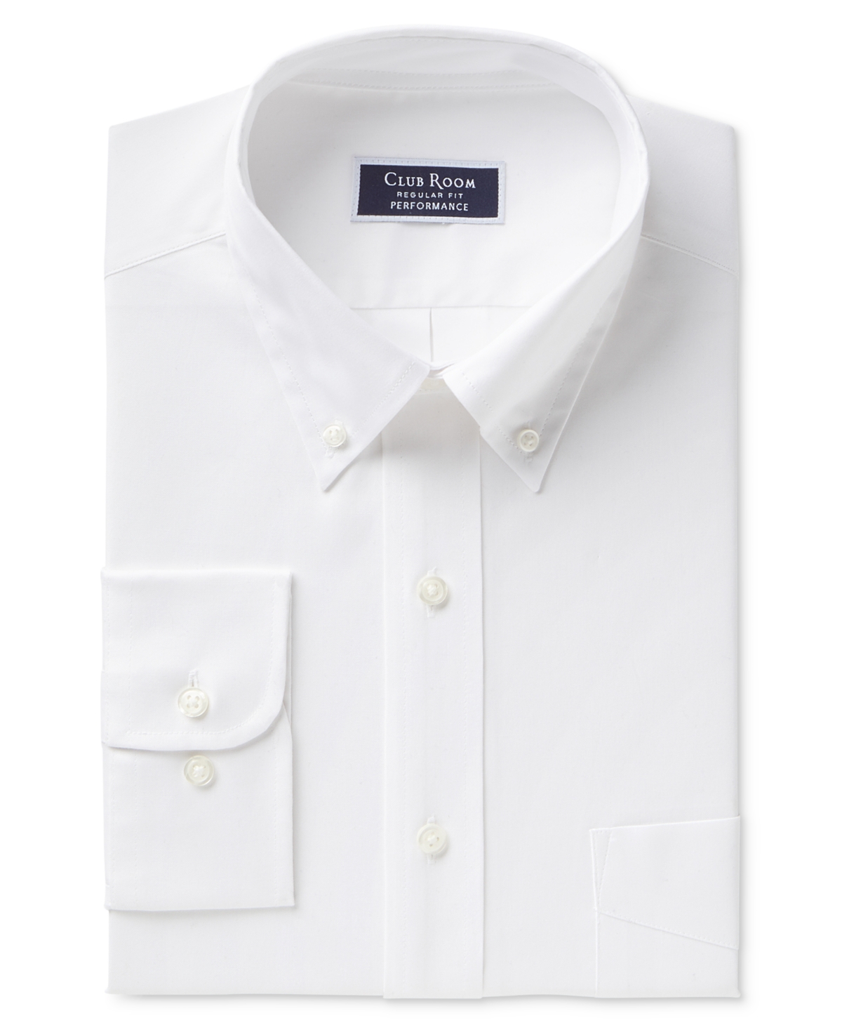 Club Room Men's Regular Fit Pinpoint Dress Shirt, Created for Macy's