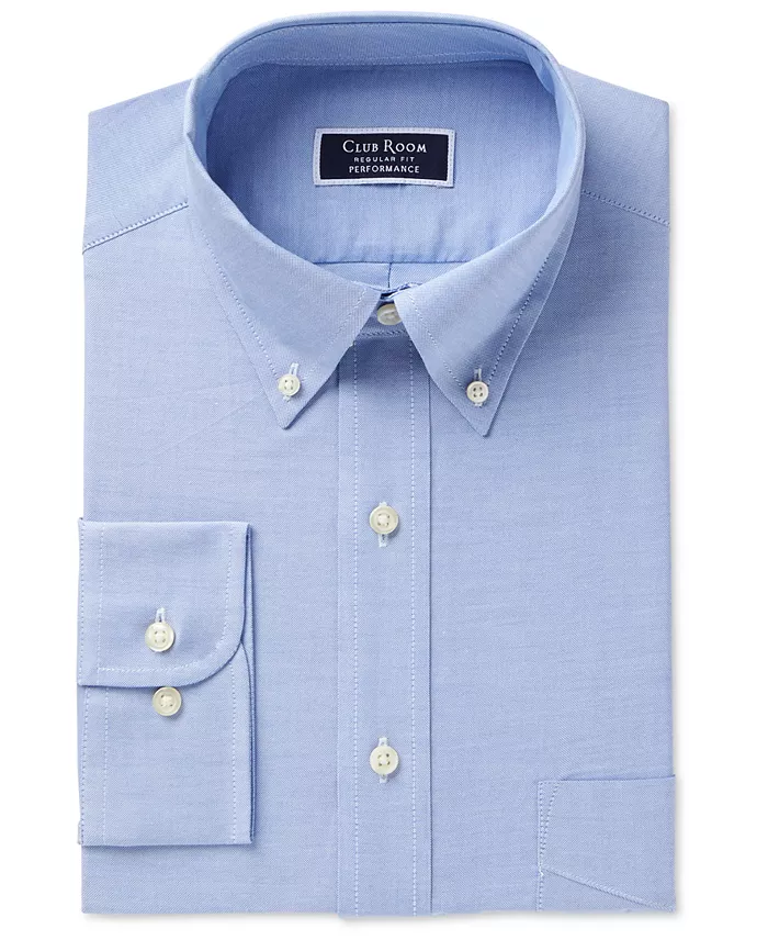 Men's Regular Fit Pinpoint Dress Shirt - thumbnail 7