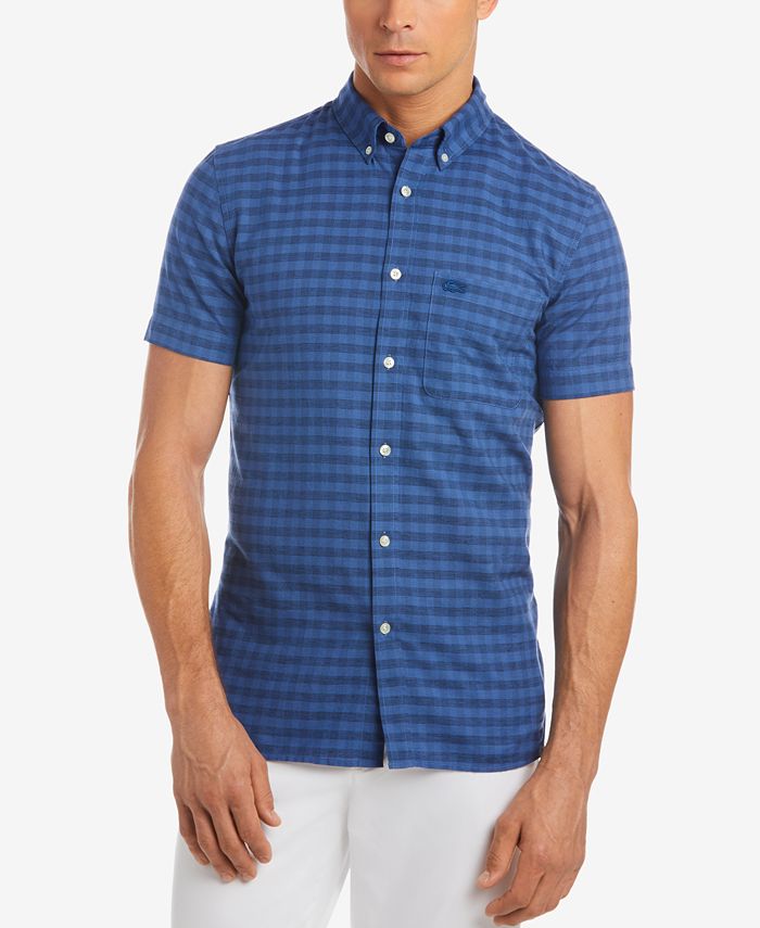 Lacoste Men's Checked Shirt - Macy's