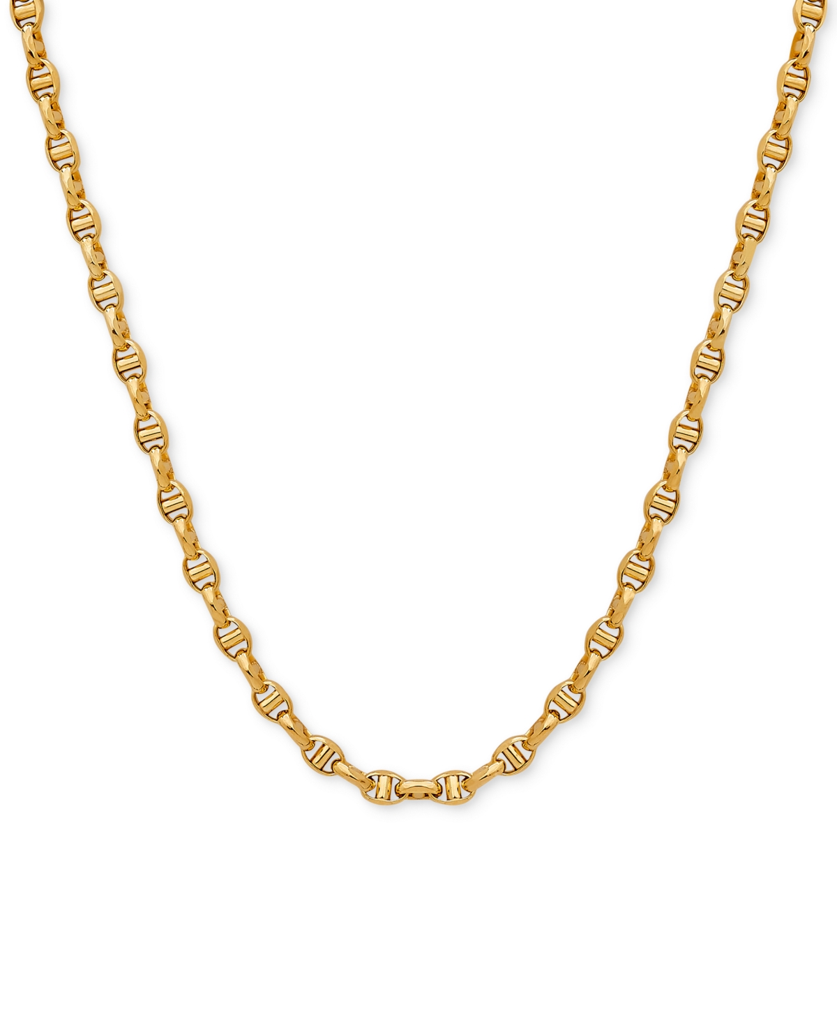 Italian Gold 22"  Anchor Link Chain (4-1/2mm) In 10k Gold In Yellow Gold