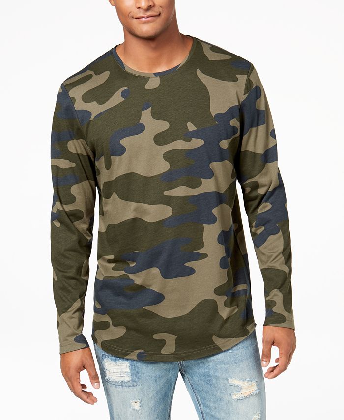 American Rag Men's Camo Long Sleeve T-Shirt, Created for Macy's - Macy's