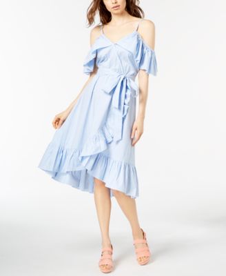 Jill Jill Stuart Cold Shoulder Flounce Dress Created for Macy s Macy s