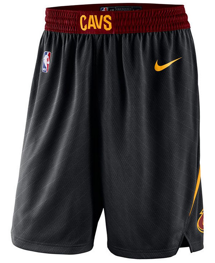 Nike Men's Cleveland Cavaliers Statement Swingman Shorts - Macy's