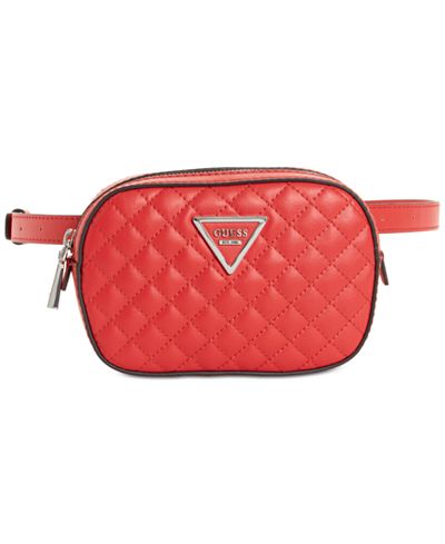 GUESS Varsity Pop Mini Belt Bag - Handbags & Accessories - Macy&#39;s