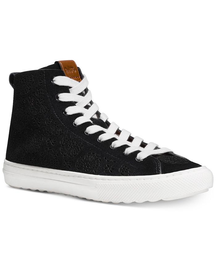 Coach high top sneakers macy's on sale