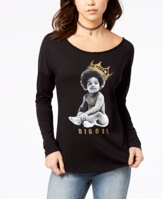 Merch Traffic - Juniors' Biggie Smalls Long-Sleeve T-Shirt