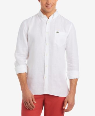 lacoste button up shirts