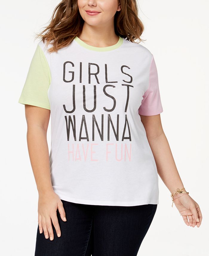 Hybrid Plus Size Graphic TShirt, Created for Macy's Macy's