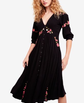 free people day glow midi dress