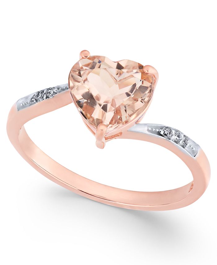 Macys morganite clearance ring