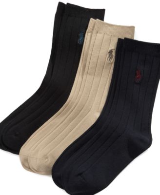 Polo Ralph Lauren - Boys' and Little Boys' Dress Rib Slack 3 Pack