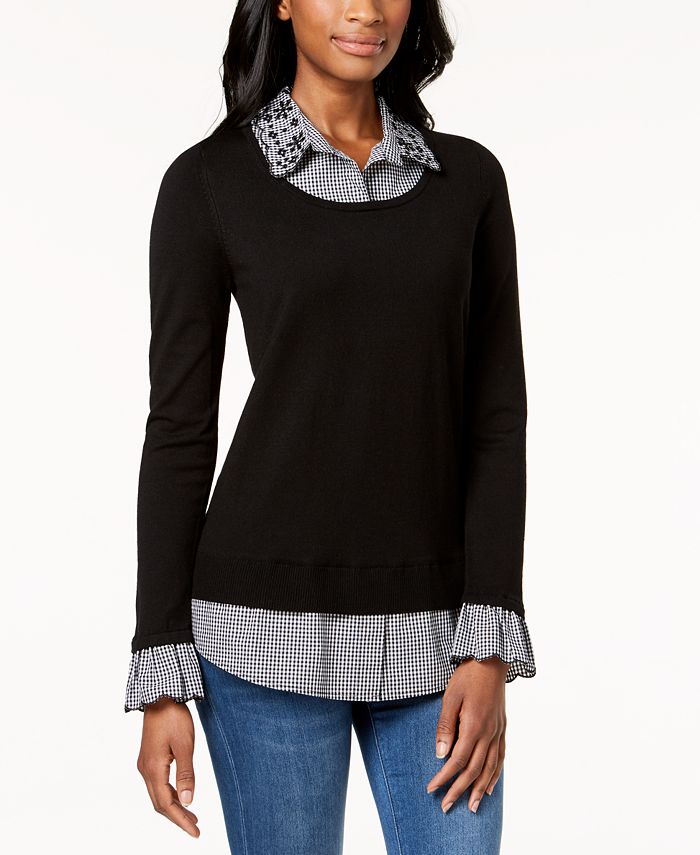 Macy's charter clearance club petite sweaters