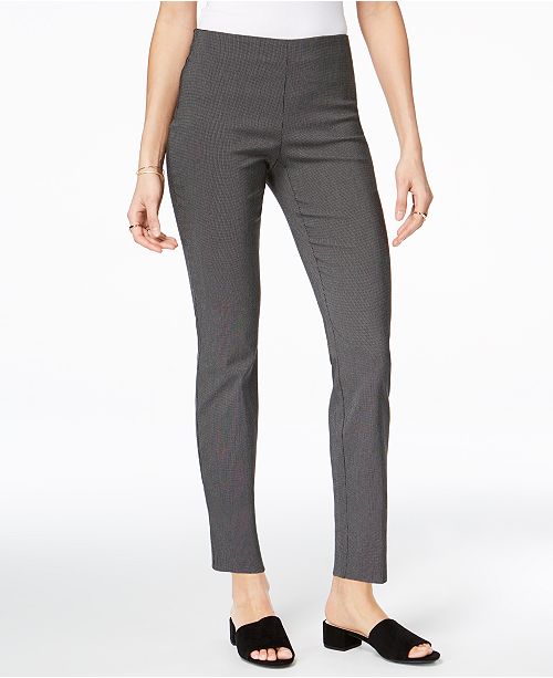 Charter Club Chelsea Patterned SkinnyLeg Ankle Pants, Created for Macy