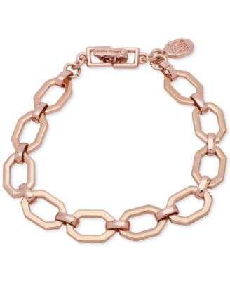 Ivanka Trump - Rose Gold-Tone Open Geometric Link Bracelet