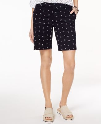 Tommy Hilfiger Anchor-Print Bermuda Shorts, Created for Macy's - Macy's