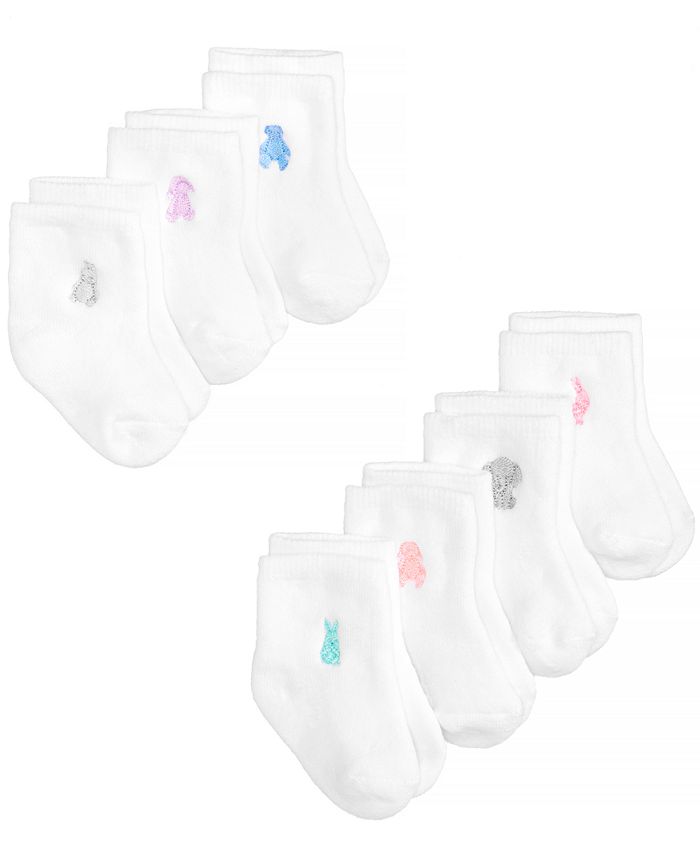 Polo Ralph Lauren Ralph Lauren Baby Girls' 7-Pack Embroidered Socks Gift  Set & Reviews - Underwear & Socks - Kids - Macy's