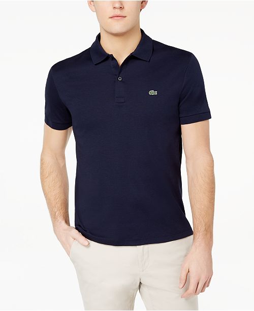 Lacoste Men S Regular Fit Pima Cotton Polo Shirt Reviews Polos